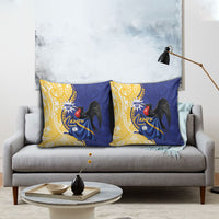 Nauru Angam Day Pillow Cover Naoero Frigatebird With Flag Proud