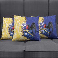Nauru Angam Day Pillow Cover Naoero Frigatebird With Flag Proud