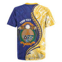 Personalised Nauru Angam Day Rugby Jersey Naoero Frigatebird With Flag Proud