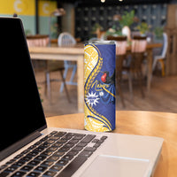 Personalised Nauru Angam Day Skinny Tumbler Naoero Frigatebird With Flag Proud