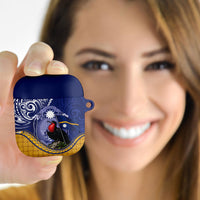 Magnificent Frigatebird Nauru AirPods Case Pandanus Weaving Polynesian Pattern