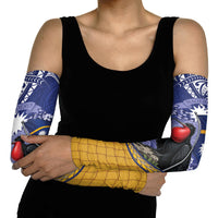 Magnificent Frigatebird Nauru Arm Sleeves Pandanus Weaving Polynesian Pattern
