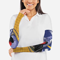 Magnificent Frigatebird Nauru Arm Sleeves Pandanus Weaving Polynesian Pattern