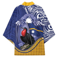 Magnificent Frigatebird Nauru Kimono Pandanus Weaving Polynesian Pattern