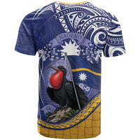 Magnificent Frigatebird Nauru T Shirt Pandanus Weaving Polynesian Pattern