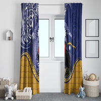 Magnificent Frigatebird Nauru Window Curtain Pandanus Weaving Polynesian Pattern