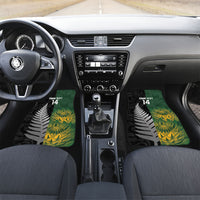 New Zealand and South Africa Rugby Custom Car Mats Ultimate Rivalry All Black Springboks