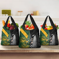 New Zealand and South Africa Rugby Grocery Bag Ultimate Rivalry All Black Springboks