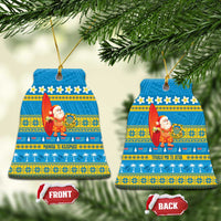 Tuvalu Christmas Ceramic Ornament Cute Santa Manuia te Kilisimasi - Polynesian Pride