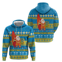 Tuvalu Christmas Hoodie Cute Santa Manuia te Kilisimasi - Polynesian Pride
