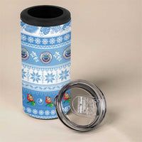FSM Christmas 4 in 1 Can Cooler Tumbler Merry Xmas Federated States of Micronesia - Polynesian Pride