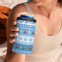 FSM Christmas 4 in 1 Can Cooler Tumbler Merry Xmas Federated States of Micronesia - Polynesian Pride