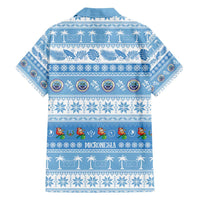 FSM Christmas Family Matching Short Sleeve Bodycon Dress and Hawaiian Shirt Merry Xmas Federated States of Micronesia - Polynesian Pride