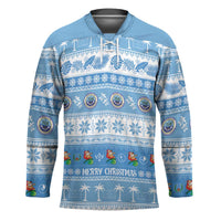FSM Christmas Hockey Jersey Merry Xmas Federated States of Micronesia - Polynesian Pride