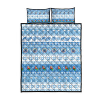 FSM Christmas Quilt Bed Set Merry Xmas Federated States of Micronesia - Polynesian Pride