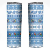 FSM Christmas Skinny Tumbler Merry Xmas Federated States of Micronesia - Polynesian Pride