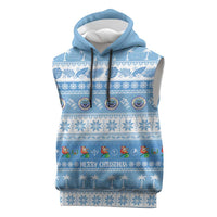 FSM Christmas Sleeveless Hoodie Merry Xmas Federated States of Micronesia - Polynesian Pride