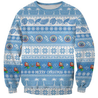 FSM Christmas Sweatshirt Merry Xmas Federated States of Micronesia - Polynesian Pride