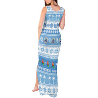 FSM Christmas Tank Maxi Dress Merry Xmas Federated States of Micronesia - Polynesian Pride