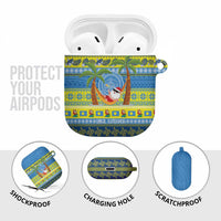 Palau Christmas AirPods Case Chilling Santa Ungil Kurismas - Polynesian Pride