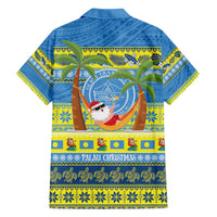 Palau Christmas Family Matching Summer Maxi Dress and Hawaiian Shirt Chilling Santa Ungil Kurismas - Polynesian Pride