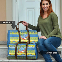 Palau Christmas Travel Bag Chilling Santa Ungil Kurismas - Polynesian Pride