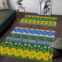 Solomon Islands Christmas Area Rug The Solomons Melanesian Meri Krismas - Polynesian Pride