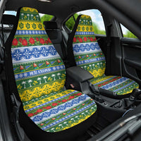 Solomon Islands Christmas Car Seat Cover The Solomons Melanesian Meri Krismas - Polynesian Pride
