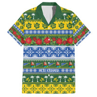 Solomon Islands Christmas Hawaiian Shirt The Solomons Melanesian Meri Krismas - Polynesian Pride