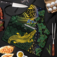 Solomon Islands Apron 677 Proud Crocodile Melanesian Pattern - Polynesian Pride
