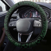 Solomon Islands Steering Wheel Cover 677 Proud Crocodile Melanesian Pattern - Polynesian Pride