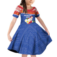 Personalized The Philippines Christmas Family Matching Off Shoulder Short Dress and Hawaiian Shirt Pilipinas Parol - Maligayang Pasko!