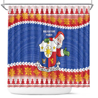 The Philippines Christmas Shower Curtain Pilipinas Parol - Maligayang Pasko!