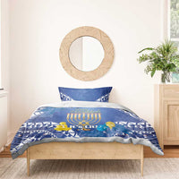 Hanukkah Jewish Festival Bedding Set It's Lit - Polynesian Pattern