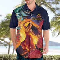 Hawaii Kilauea Big Islands Hawaiian Shirt Pele Goddess With Tropical Flowers