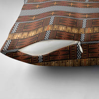 Malo e Lelei Tonga Pillow Cover Tongan Ngatu Tapa Cloth - Polynesian Pride