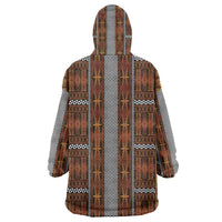 Malo e Lelei Tonga Wearable Blanket Hoodie Tongan Ngatu Tapa Cloth - Polynesian Pride