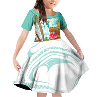 Hawaii Cinco de Mayo Family Matching Off Shoulder Short Dress and Hawaiian Shirt Chili Pepper Hula Girl Tropical Vibes