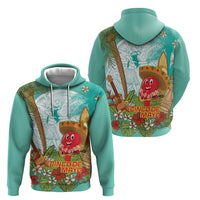 Hawaii Cinco de Mayo Zip Hoodie Chili Pepper Hula Girl Tropical Vibes