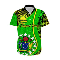 Polynesian Pride Cook Islands Hawaiian Shirt Mangaia Gospel Day Green Version LT14 - Polynesian Pride