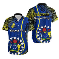 Polynesian Pride Cook Islands Hawaiian Shirt Mangaia Gospel Day Blue Version LT14 Blue - Polynesian Pride
