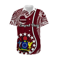 Personalised June 15 Mangaia Gospel Day Mangaia Cook Islands Hawaiian Shirt Maroon Version LT14 - Polynesian Pride
