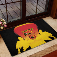 Custom Papua New Guinea Cricket Rubber Doormat 2024 Go PNG