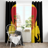 Custom Papua New Guinea Cricket Window Curtain 2024 Go PNG