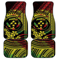 Reggae Kosrae Liberation Day Car Mats September 8 Polynesian Tattoo - Polynesian Pride