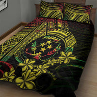 Reggae Kosrae Liberation Day Quilt Bed Set September 8 Polynesian Tattoo - Polynesian Pride