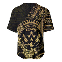 Gold Kosrae Liberation Day Baseball Jersey September 8 Polynesian Tattoo - Polynesian Pride