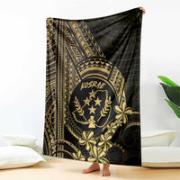Gold Kosrae Liberation Day Blanket September 8 Polynesian Tattoo - Polynesian Pride
