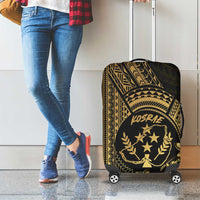 Gold Kosrae Liberation Day Luggage Cover September 8 Polynesian Tattoo - Polynesian Pride