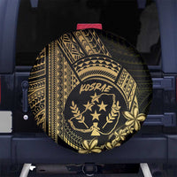Gold Kosrae Liberation Day Spare Tire Cover September 8 Polynesian Tattoo - Polynesian Pride